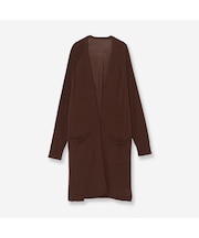 【アンサンブル対応】シアーロングニットカーディガン