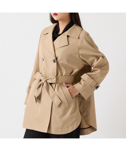 【未使用品】graphpaper シリコンポプリン ケープ付きトレンチコート Graphpaper (グラフペーパー) Silicon Poplin Cape Trench Coat