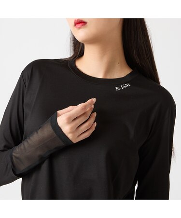 【洗える】R-ISMロゴプリントロンTシャツ