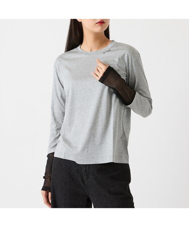 【洗える】R-ISMロゴプリントロンTシャツ