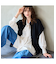 【カシミヤ30％】ジップニットベスト