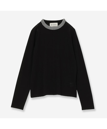 ピンタックハイゲージニット