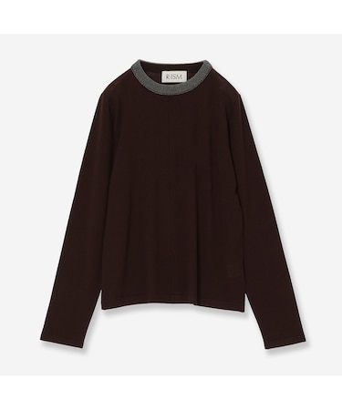 ピンタックハイゲージニット