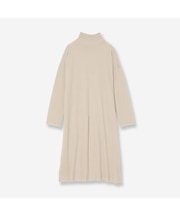 フロントスリットニットワンピース