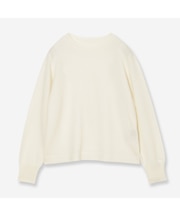 【全6色】カシミヤ100%クルーネックニット