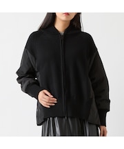 中綿タフタコンビニットブルゾン