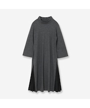 【2WAYシルエット】圧縮ウールスムースコクーンワンピース