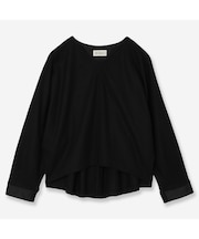 【セットアップ対応】圧縮ウールスムースタックブラウス