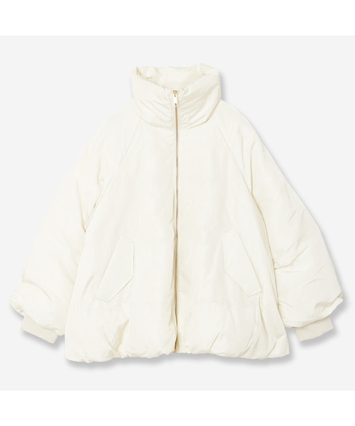 新品タグ付き】PINUE ボリュームスリーブダウン white ホワイト