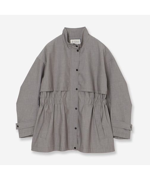 【防風フィルム付き】シャンブレーパティングブルゾン