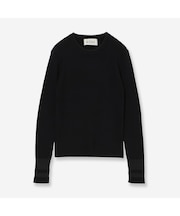 【洗える】リストシアーデザインリブニット