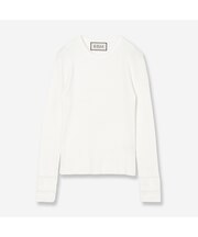 【洗える】リストシアーデザインリブニット