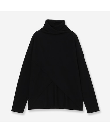 【洗える】デザインニットプルオーバー