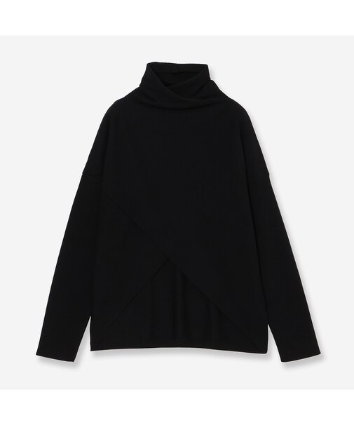 【洗える】デザインニットプルオーバー