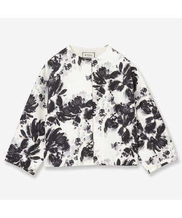 【セットアップ対応・洗える・S/M/Lサイズ】ウォーターカラーペイントブラウス