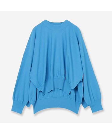 【洗える】フリルデザインニットプルオーバー