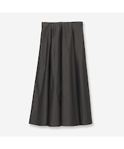 【洗える・S/M/Lサイズ】ブライトローンシャイニーフレアスカート