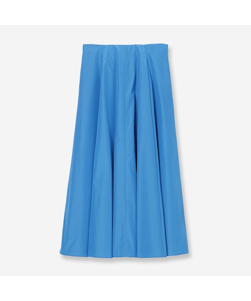 【洗える・S/M/Lサイズ】ブライトローンシャイニーフレアスカート