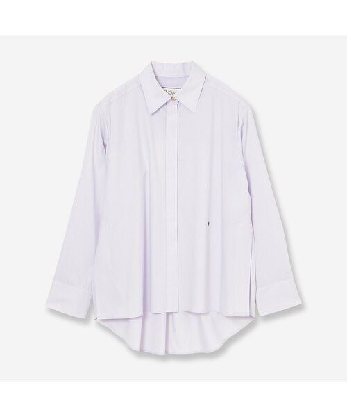 洗える・S/M/Lサイズ】サイドスリットタイプライターシャツ｜リズムの