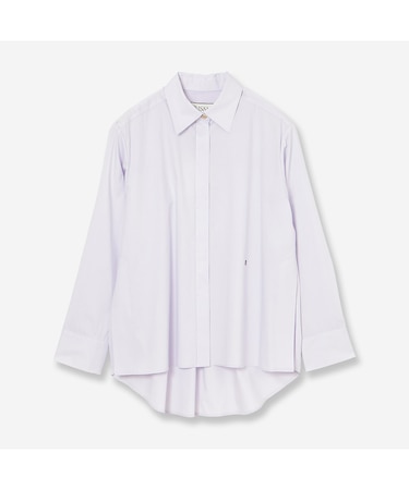 【洗える・S/M/Lサイズ】サイドスリットタイプライターシャツ