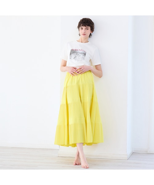 新色登場】3段プリーツスカート｜リズムの通販｜&mall（アンドモール
