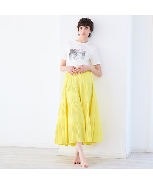 【新色登場】3段プリーツスカート