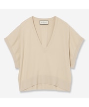 【吸湿】ドロップショルダーニットベスト