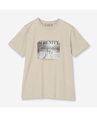 【R-ISM人気アイテム・洗える】フォトプリントTシャツ（DOG）