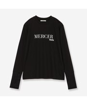 【接触冷感・洗える】ロングスリーブロゴTシャツ（MERCER）