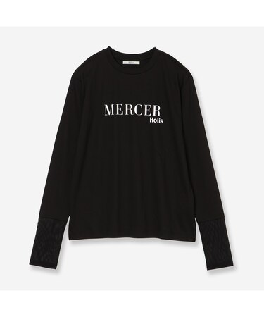 【接触冷感・洗える】ロングスリーブロゴTシャツ（MERCER）