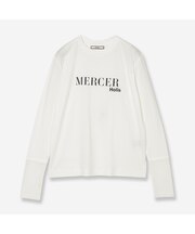 【接触冷感・洗える】ロングスリーブロゴTシャツ（MERCER）