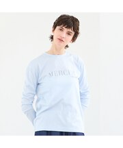 【接触冷感・洗える】ロングスリーブロゴTシャツ（MERCER）