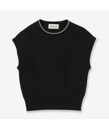 【アンサンブル対応・洗える】ストローヤーンニットプルオーバー