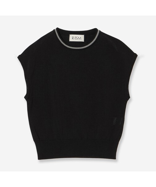 【アンサンブル対応・洗える】ストローヤーンニットプルオーバー