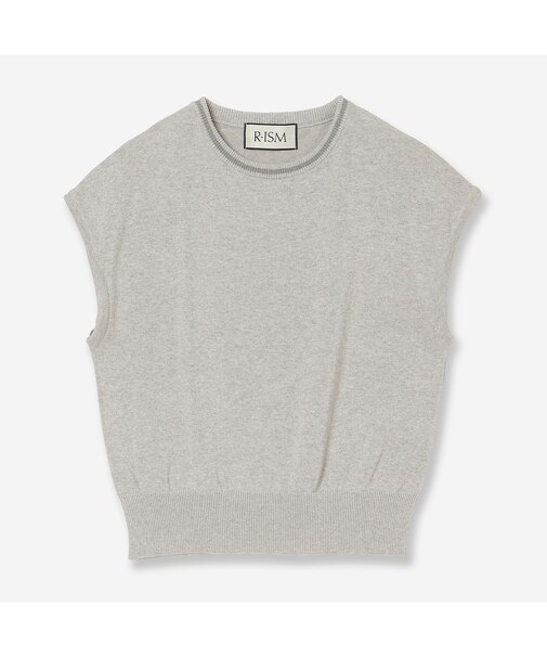 【アンサンブル対応・洗える】ストローヤーンニットプルオーバー