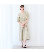 【洗える】コットンタンブラーワンピース