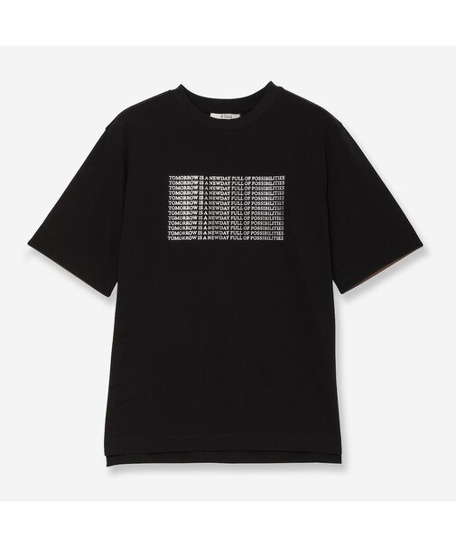 【人気アイテム・接触冷感・洗える】シルバーホイルプリントTシャツ