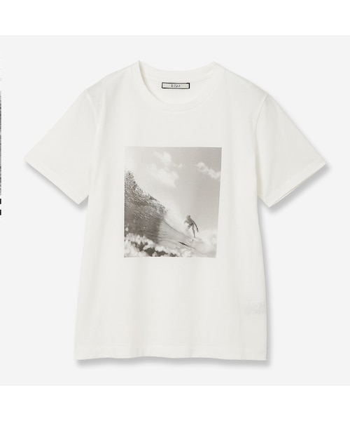 人気アイテム・全3色・洗える】フォトプリントTシャツ（SURF）｜リズム