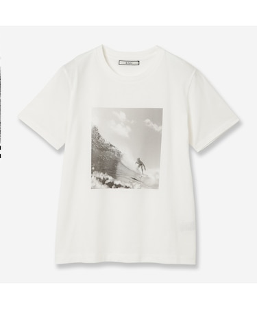 【人気アイテム・全3色・洗える】フォトプリントTシャツ(SURF)