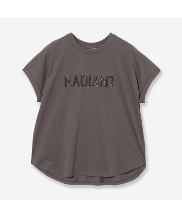 【接触冷感・洗える】スパンコールロゴTシャツ（RADIANT）