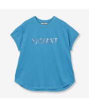 【接触冷感・洗える】スパンコールロゴTシャツ（RADIANT）
