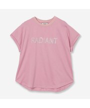 【接触冷感・洗える】スパンコールロゴTシャツ（RADIANT）
