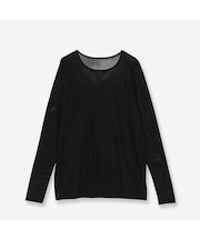 【新色登場・接触冷感・洗える】シアーコンビカットソー