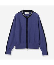【吸水速乾・洗える】スリーブラインジップカーディガン