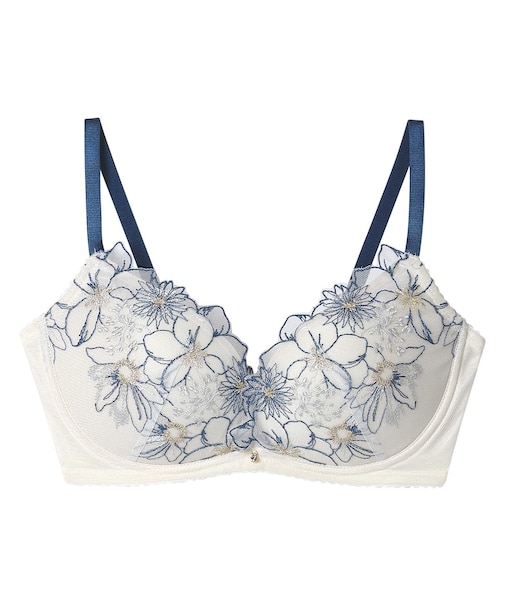 【ＢＲＡＧＥＮＩＣ　脇高細見えｔｙｐｅ】ノンワイヤーで谷間もシルエットも美しく整える（ノンワイヤーブラ）B-Ccup　〈BMI353〉