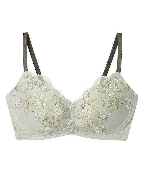 【BRAGENIC 脇高細見えtype】ノンワイヤーで谷間もシルエットも美しく整える(ノンワイヤーブラ)B-Ccup 〈BMI353〉