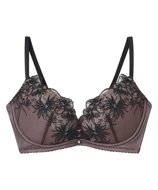 【BRAGENIC 脇高細見えtype】ノンワイヤーで谷間もシルエットも美しく整える(ノンワイヤーブラ)D-Ecup 〈BMI353〉