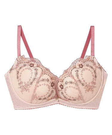 【BRAGENIC 脇高細見えtype】ノンワイヤーで谷間もシルエットも美しく整える(ノンワイヤーブラ)F-Gcup 〈BMI353〉