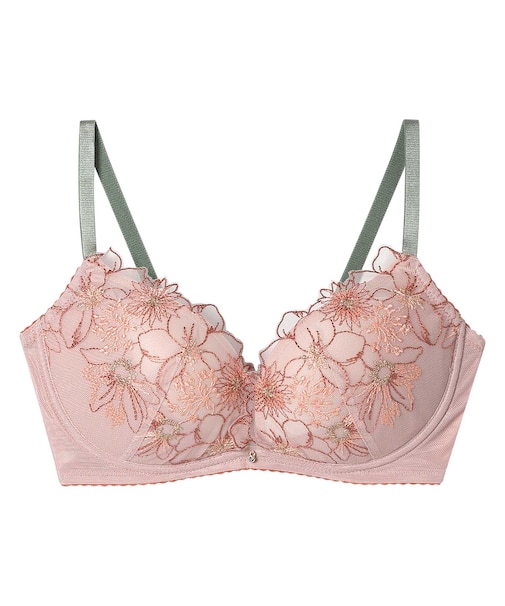 【BRAGENIC 脇高細見えtype】ノンワイヤーで谷間もシルエットも美しく整える(ノンワイヤーブラ)F-Gcup 〈BMI353〉