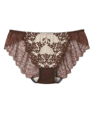 ケミカルスカラップ×エンブロイダリーレース　デザインショーツ　〈PYJ289〉